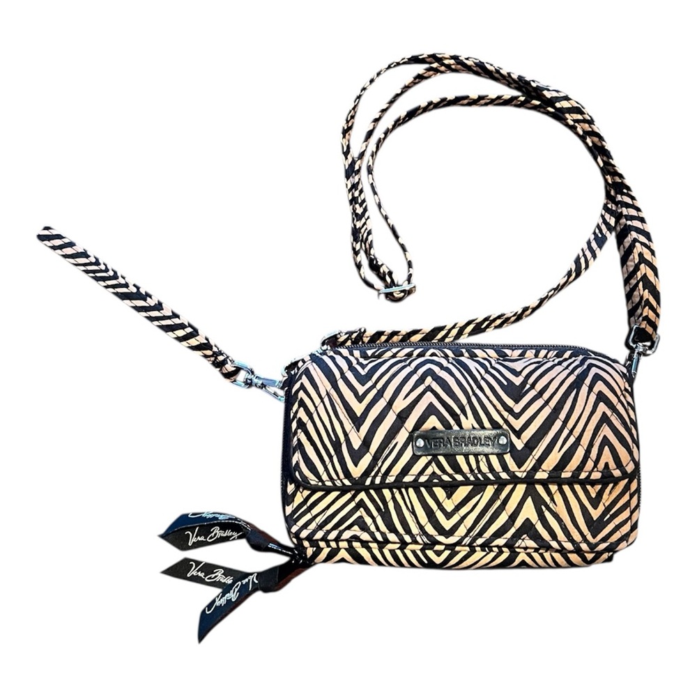 Vera Bradley Zebra All In One Crossbody, Wristlet, iphone 6
plus 15380-713